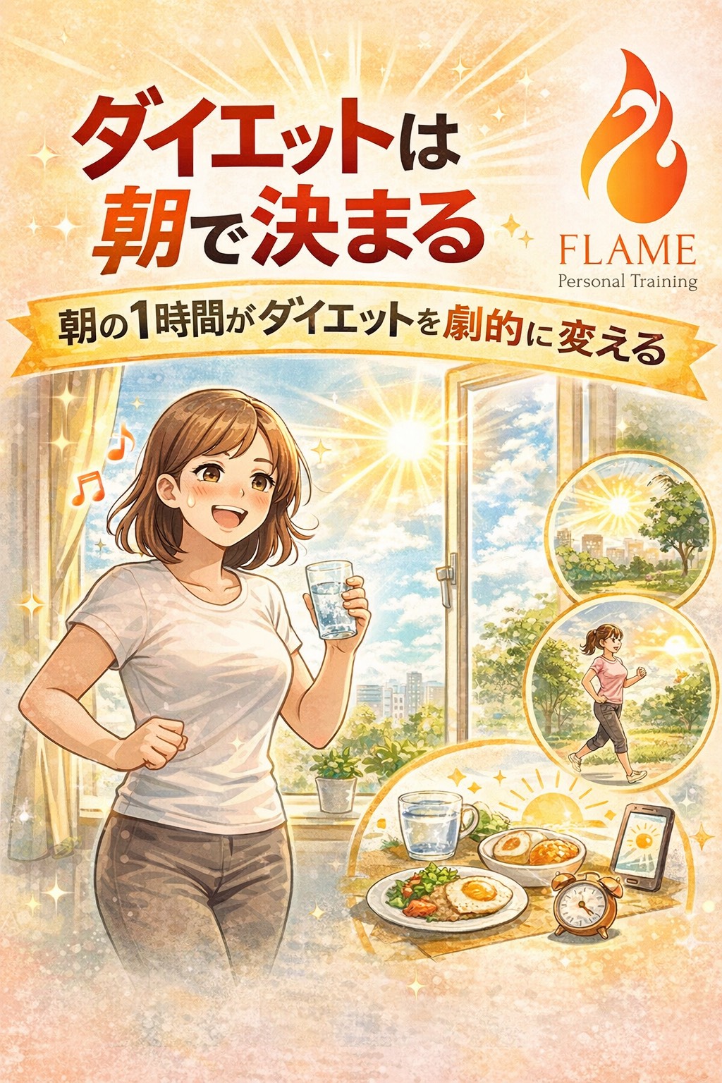 頑張っているのに痩せない40代女性へ…“たった1時間”で代謝が変わる痩せる朝習慣