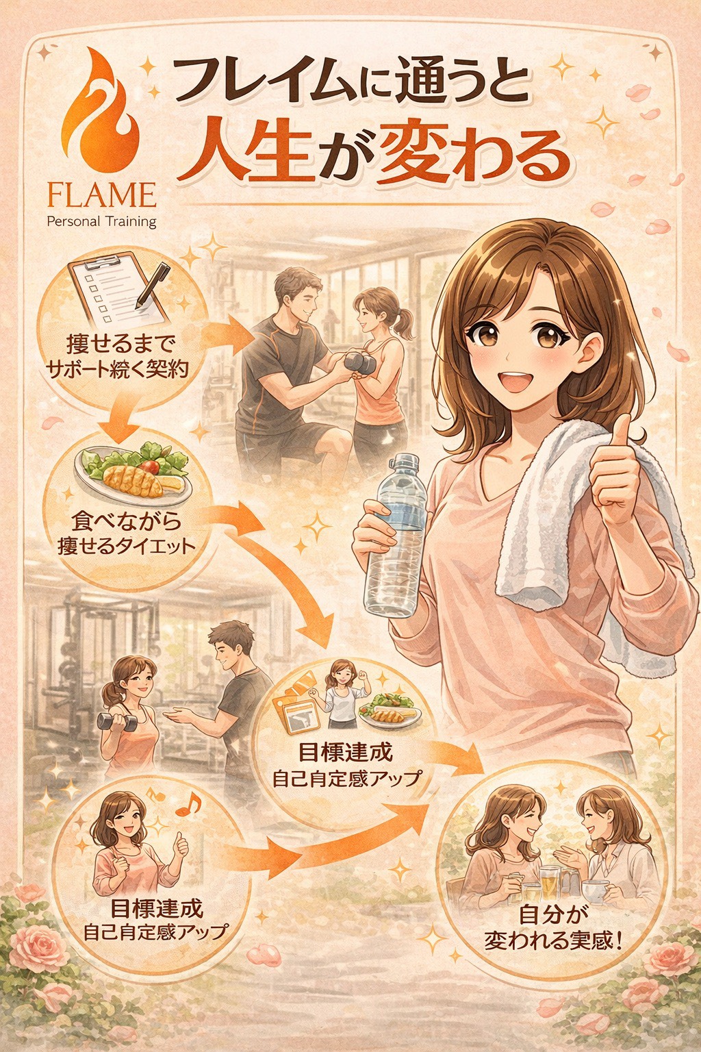 「人生で最後のダイエット」なぜフレイムに通うと“人生が変わる”のか