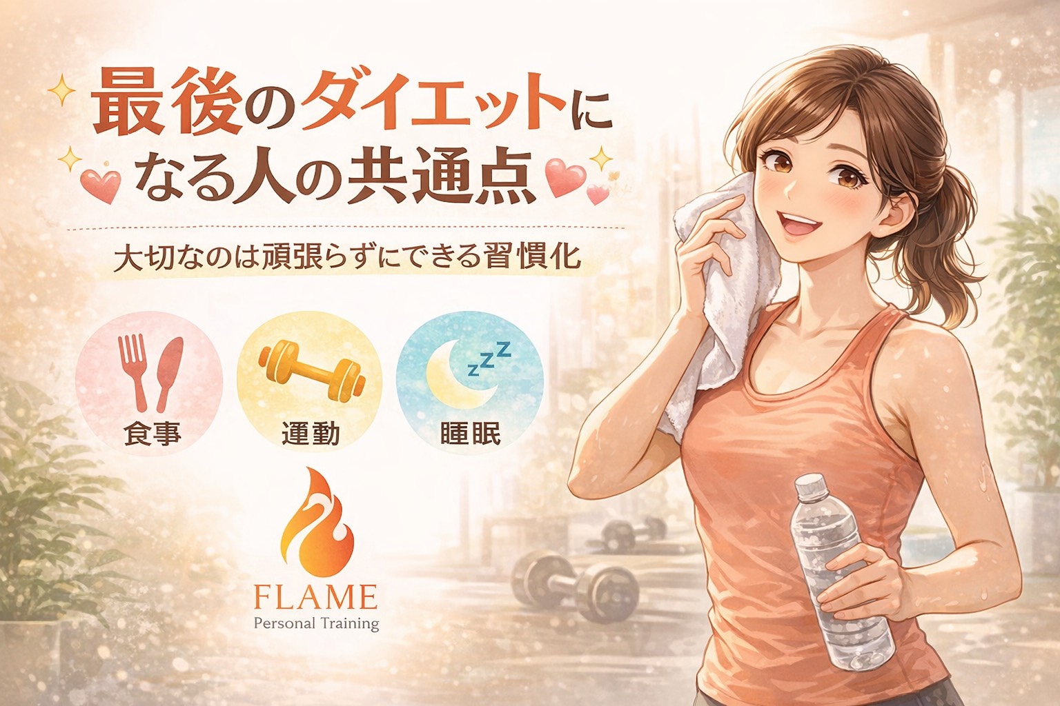 「もう繰り返さない“最後のダイエット”になる人の共通点とは？一生リバウンドしない人の思考と習慣」