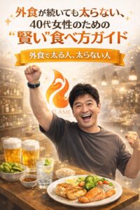 外食が続いても太らない、40代女性のための“賢い食べ方”ガイド